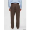 LCW Vision Kahverengi Regular Fit Armürlü Erkek Pantolon