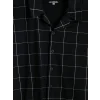 LC WAIKIKI Siyah Regular Fit Ekose Erkek Pijama Takım