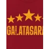 LCW Kids Kırmızı Bisiklet Yaka Galatasaray Baskılı Erkek Çocuk Tişört
