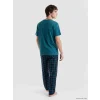 LC WAIKIKI Lacivert Regular Fit Ekose Erkek Pijama Takımı