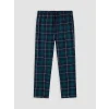 LC WAIKIKI Lacivert Regular Fit Ekose Erkek Pijama Takımı