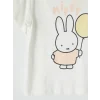LCW Kids Ekru Miffy Baskılı Kız Çocuk Şortlu Pijama Takımı