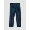 LC WAIKIKI Lacivert Regular Fit Ekose Erkek Pijama Takımı