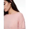 LCW Vision Pembe Kayık Yaka Kadın Triko Kazak