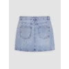 XSIDE Mavi Taşlı Mini Jean Etek