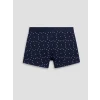 LC WAIKIKI Mavi Pamuklu Esnek Erkek Boxer 3lü