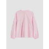 LCW Vision Pembe Nakışlı Oversize %100 Pamuklu Bluz