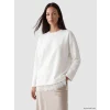 LCW EVERYDAY Beyaz Dantel Detaylı Soft Touch Kadın Sweatshirt Tunik
