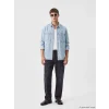LCW Jeans İndigo Loose Fit Erkek Jean Gömlek