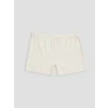 LCW Kids Ekru Baskılı Kız Çocuk Boxer 3lü