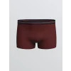 LC WAIKIKI Bordo Standart Kalıp Pamuklu Esnek Erkek Boxer 5li