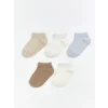 LCW baby Ekru Erkek Bebek Patik Çorap 5li