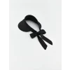 LCW ACCESSORIES Siyah Kadın Hasır Vizör Şapka