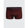 LC WAIKIKI Bordo Büyük Beden Standart Kalıp Pamuklu Esnek Erkek Boxer 3lü