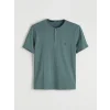 LC WAIKIKI Yeşil Standart Kalıp Erkek Şortlu Pijama Takımı