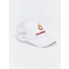 LCW ACCESSORIES Beyaz Galatasaray Nakışlı Erkek Çocuk Kep Şapka