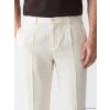 SOUTHBLUE Bej Regular Fit Keten Karışımlı Erkek Pileli Pantolon