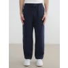 XSIDE Lacivert Loose Fit Erkek Müslin Pantolon