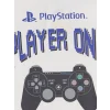 LCW Kids Beyaz Bisiklet Yaka Playstation Baskılı Erkek Çocuk Tişört