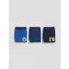 LCW Kids Lacivert Fenerbahçe Lisanslı Erkek Çocuk 3lü Boxer