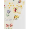 LCW baby Yeşil Fırfırlı Baskılı Kız Bebek 2li Tulum