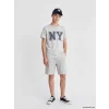 LCW Kids Bej NYC Baskılı Erkek Çocuk Takım