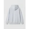 LCW Kids Gri Kapüşonlu Baskılı Kız Çocuk Fermuarlı Sweatshirt