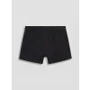 LC WAIKIKI Siyah Regular Fit Pamuklu Esnek Erkek 3lü Boxer