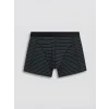 LC WAIKIKI Siyah Regular Fit Pamuklu Esnek Erkek 3lü Boxer