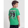 LCW Kids Yeşil Minecraft Baskılı Erkek Çocuk Şortlu Pijama Takımı