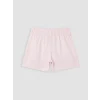 LCW Kids Pembe Gömlek Yaka Kız Çocuk Şortlu Pijama Takımı