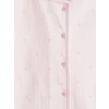 LCW Kids Pembe Gömlek Yaka Kız Çocuk Şortlu Pijama Takımı