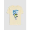 LCW Kids Sarı Minions Baskılı Erkek Çocuk Şortlu Pijama Takımı