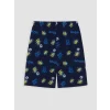LCW Kids Sarı Minions Baskılı Erkek Çocuk Şortlu Pijama Takımı