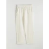 XSIDE Ekru Loose Fit Erkek Müslin Pantolon