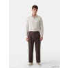 LCW Vision Bej Regular Fit Çizgili Erkek Gömlek