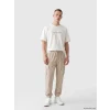 XSIDE Gri Regular Fit Poplin Erkek Jogger Pantolon