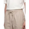 XSIDE Gri Regular Fit Poplin Erkek Jogger Pantolon