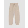 XSIDE Gri Regular Fit Poplin Erkek Jogger Pantolon