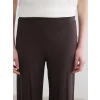 LCWAIKIKI Basic Kahverengi Beli Lastikli Kadın Kapri