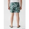 LCW SWIMWEAR Yeşil Kısa Boy Desenli Erkek Deniz Şortu