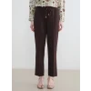 LCW Modest Kahverengi Beli Lastikli Havuç Kesim Kadın Pantolon