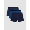LC WAIKIKI Lacivert Pamuklu Esnek Erkek Boxer 3lü