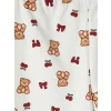 LCW Young Ekru Baskılı Kadın Şortlu Pijama Takımı