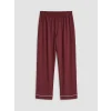 LCW DREAM Bordo Ayı Teddy Baskılı Kadın Pijama Takım