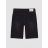 LCW Kids Siyah Yırtık Detaylı Erkek Çocuk Jean Şort