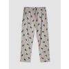 LC WAIKIKI Bej Regular Fit Teddy Baskılı Erkek Pijama Takım
