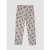 LC WAIKIKI Bej Regular Fit Teddy Baskılı Erkek Pijama Takım