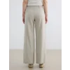 LCW Jeans Haki Yüksek Bel Wideleg Kadın Jean Pantolon