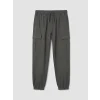 XSIDE Antrasit Regular Fit Poplin Erkek Jogger Pantolon